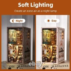 Fifijoy Book Nook Kit Sewing Room DIY Miniature House Dollhouse Kit for Adu