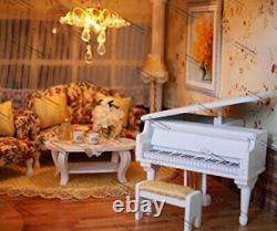 Flever Dollhouse Miniature DIY House Kit Manual Creative with Furniture for