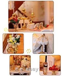 Flever Dollhouse Miniature DIY House Kit Manual Creative with Furniture for