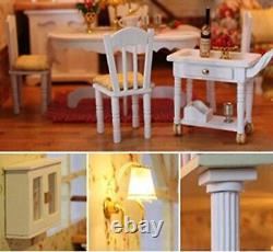 Flever Dollhouse Miniature DIY House Kit Manual Creative with Furniture for