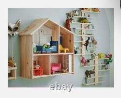 Flisat IKEA Dollhouse / Wall Shelf Pine Wood New-in-Box