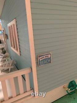 Fully Furnished And Lighted Dollhouse Beach Cottage