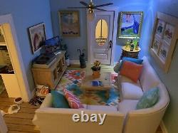 Fully Furnished And Lighted Dollhouse Beach Cottage