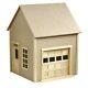 GARAGE KIT by H? Usew? Rks 9997 unfinished wood 1/12 scale dollhouse FREE SHIPPING