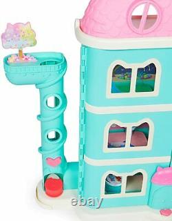 Gabby's Purrfect Dollhouse with 15 Pieces Including Toy Figures NEW