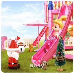 Girls play house, dream doll house toy, gifts for girls, 5 stories & 15 rooms