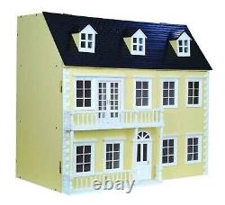 Glenside Grange Victorian Dolls House Cream Painted Flat Pack Kit 112 Scale