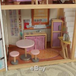 Grand View Mansion Children's Dollhouse 34 Pieces of Furniture EZ Kraft Assembly