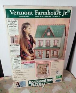 Great Toys Vermont Farmhouse Jr 29 Wood Dollhouse Kit 112 #J-M401 New Open Box