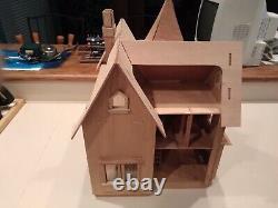 Greenleaf #8015 The Fairfield Wooden Dollhouse Professionally Built Kit