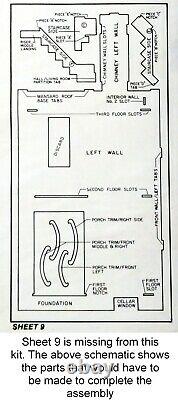 Greenleaf Beacon Hill wooden Dolls House kit 1/12th scale