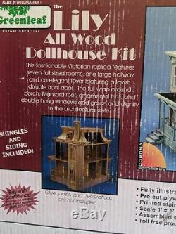 Greenleaf Dollhouse #9304 Lily All Wood Kit New in Box 1 Inch Scale