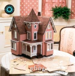 Greenleaf Fairfield Dollhouse Kit 1/24 Scale-story Victorian house 6 total roo