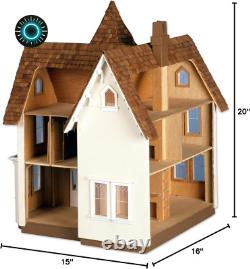 Greenleaf Fairfield Dollhouse Kit 1/24 Scale-story Victorian house 6 total roo