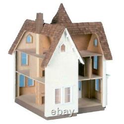 Greenleaf Fairfield Dollhouse Kit 1/2 Inch Scale