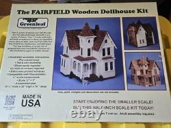 Greenleaf Fairfield Dollhouse Kit Classic Victorian Style Model Kit 1/24 Scale
