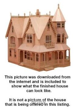 Greenleaf Garfield 10-room very large 1/12th scale wooden dolls house kit