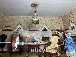 Greenleaf General Store + Dress Shop Wood OOAK Artisan Dollhouse Built Furnished