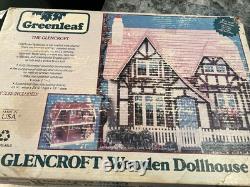 Greenleaf Glencroft Wooden Dollhouse Kit New in Box USA 1983 Rare HTF #8001 NOS