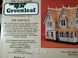 Greenleaf THE GARFIELD Victorian Wooden Dollhouse Kit, 42, NIB #8010, 10 Room