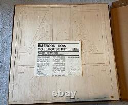 Greenleaf The Emerson Row Victorian Wooden Doll House / Dollshouse Rare set