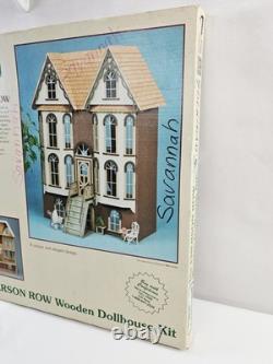 Greenleaf The Emerson Row Wooden Dollhouse Kit 23 W x 32-1/2 H x 20 D New
