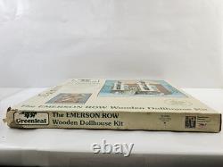 Greenleaf The Emerson Row Wooden Dollhouse Kit 23 W x 32-1/2 H x 20 D New
