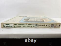 Greenleaf The Emerson Row Wooden Dollhouse Kit 23 W x 32-1/2 H x 20 D New