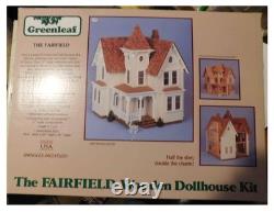 Greenleaf The Fairfield Wooden Dollhouse Kit New Mini Victorian Double The Charm