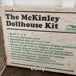 Greenleaf The McKinley Wooden Dollhouse Kit 8009 Vintage 1981 Victorian NEW