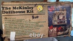 Greenleaf The McKinley Wooden Dollhouse Kit 8009 Vintage 1981 Victorian READ
