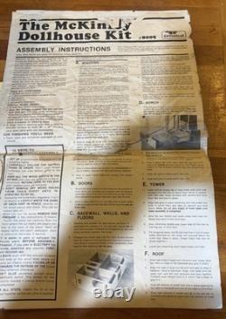 Greenleaf The McKinley Wooden Dollhouse Kit 8009 Vintage 1981 Victorian READ