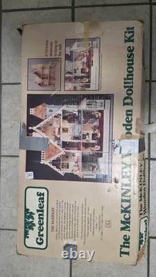 Greenleaf The McKinley Wooden Dollhouse Kit 8009 Vintage 1981 Victorian parts