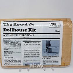 Greenleaf The Rosedale Dollhouse Kit #8018 Rare Vintage Made in USA