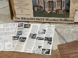 Greenleaf The WILLOWCREST Wooden Dollhouse Kit #8005 Wood Vintage Veg