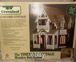 Greenleaf Vineyard Cottage 1992 Wooden Dollhouse