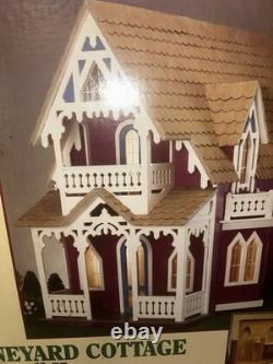 Greenleaf Vineyard Cottage 1992 Wooden Dollhouse