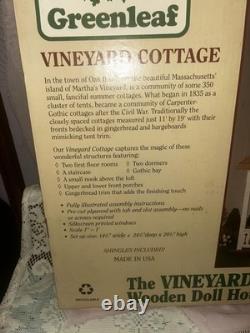 Greenleaf Vineyard Cottage 1992 Wooden Dollhouse
