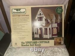 Greenleaf Vineyard Cottage 1992 Wooden Dollhouse