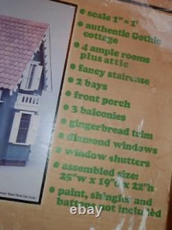 Greenleaf Vintage Wooden Dollhouse Model Kit Westville Series, 1/12 Scale Gothic