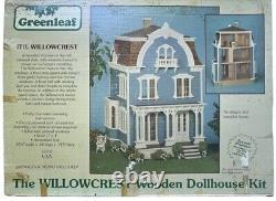 Greenleaf Willowcrest Wooden Dollhouse Kit Victorian Open Box Vintage 1 to 1