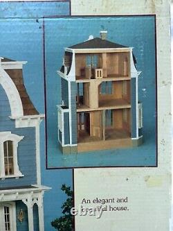 Greenleaf Willowcrest Wooden Dollhouse Kit Victorian Open Box Vintage 1 to 1