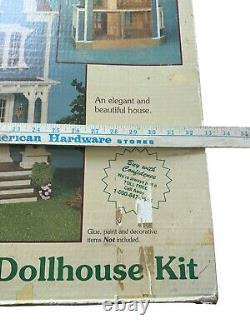 Greenleaf Willowcrest Wooden Dollhouse Kit Victorian Open Box Vintage 1 to 1