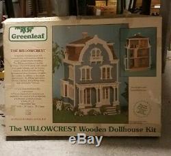 Greenleaf Wooden Dollhouse Kit Miniatures Toy THE WILLOCREST DIY Vintage Rare