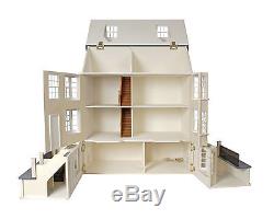 Grove House Dolls House & Basement 112 Scale Unpainted Collectable Kits