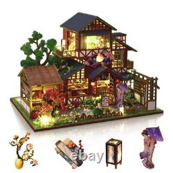 GuDoQi DIY Miniature Dollhouse Kit 124 Scale Tiny House Music Plant Model