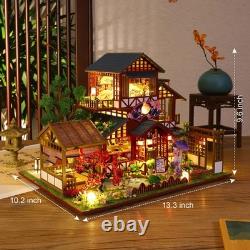 GuDoQi DIY Miniature Dollhouse Kit 124 Scale Tiny House Music Plant Model
