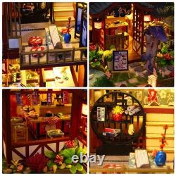 GuDoQi DIY Miniature Dollhouse Kit 124 Scale Tiny House Music Plant Model