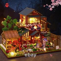 GuDoQi DIY Miniature Dollhouse Kit 124 Scale Tiny House Music Plant Model