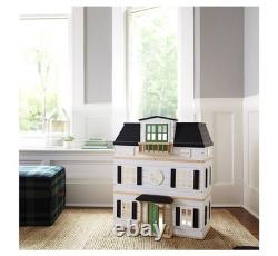 HEARTH & HAND WITH MAGNOLIA WOODEN DOLLHOUSE With FURNITURE DISTRESSED PKG